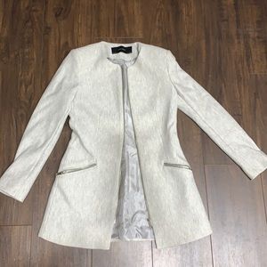 Thin ZARA jacket size Medium in gray.